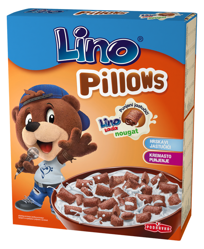 Lino Pillows Nougat 250g Podravka